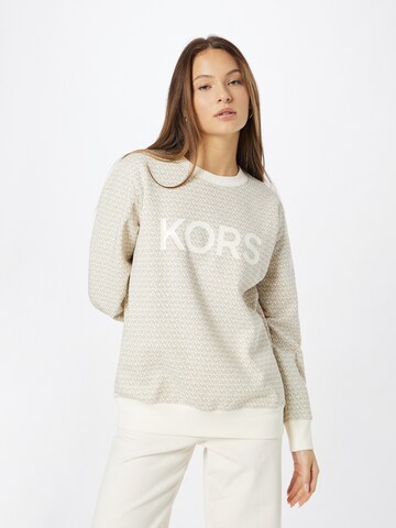 MICHAEL Michael Kors Sweatshirt in Beige: predná strana