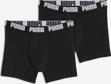 Boxers PUMA en noir : devant