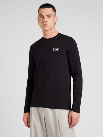EA7 Emporio Armani Shirt in Black: front