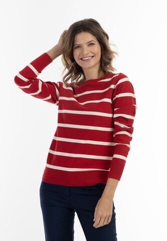 usha BLUE LABEL Pullover in Rot: predná strana