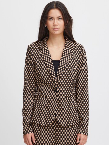 ICHI Blazer ' Kate ' in Beige: predná strana