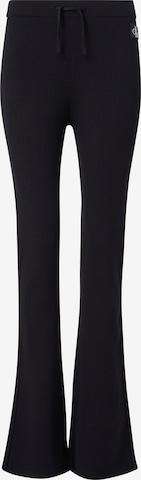 Calvin Klein Jeans جينز ذات سيقان واسعة سراويل بلون أسود: الأمام