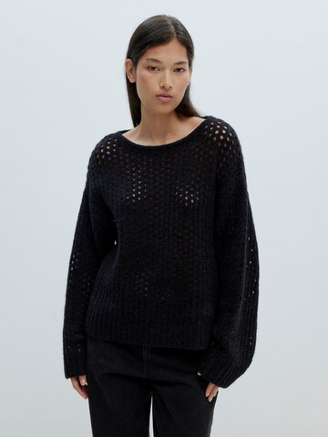 EDITED Sweater 'Frantje' in Black: front