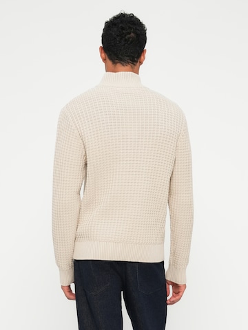 SELECTED Pulóver 'SLHTOM' - bézs