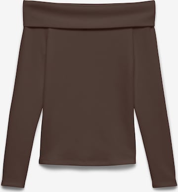 VERO MODA Shirt 'VMMille' in Brown: front