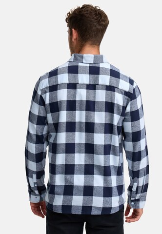 INDICODE JEANS Regular fit Overhemd in Blauw