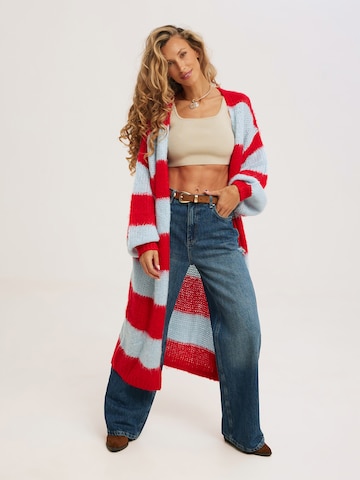 Kamila Šikl Strickjacke in Blau: Vorderseite