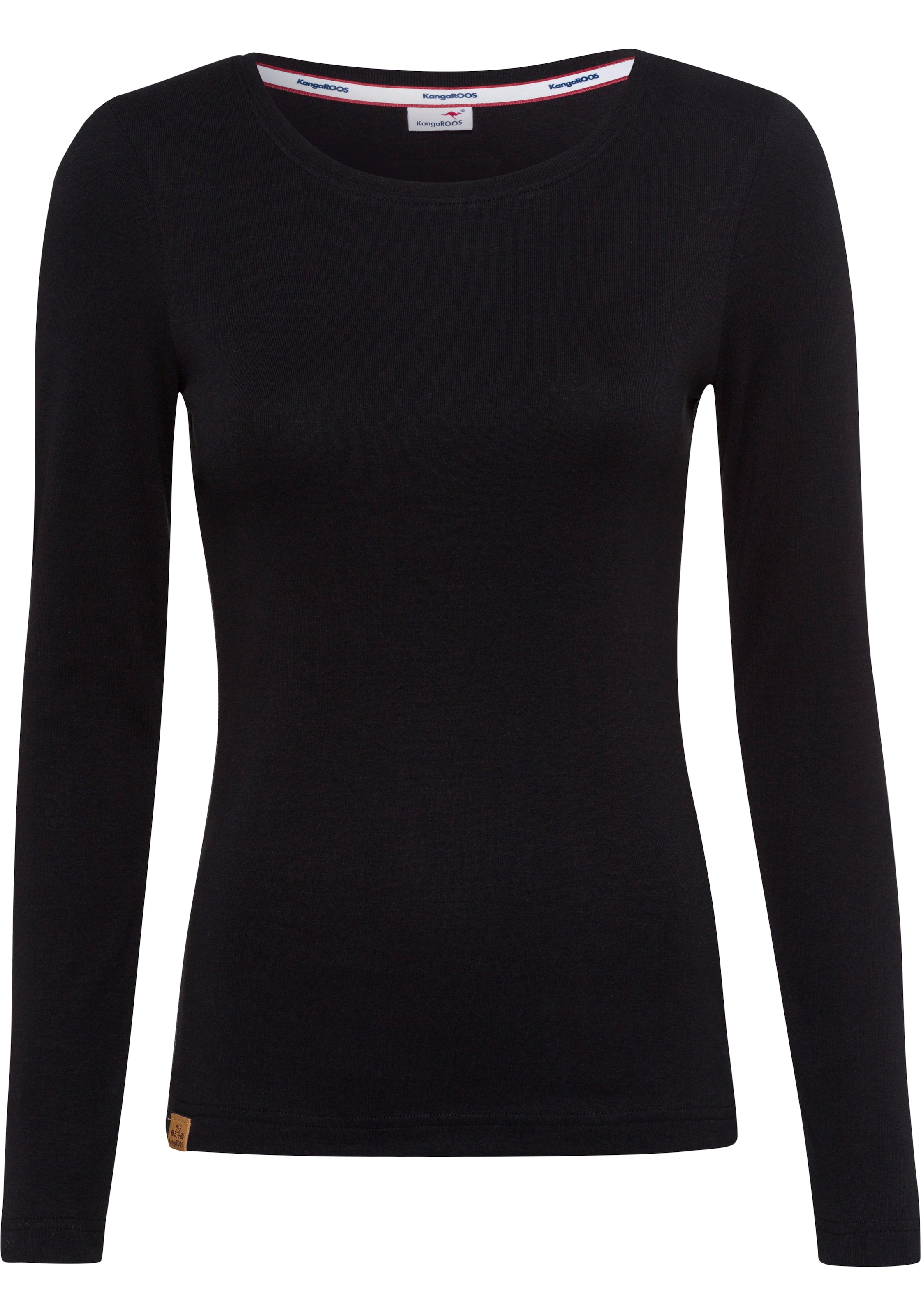 KangaROOS Shirt in Schwarz: Vorderseite