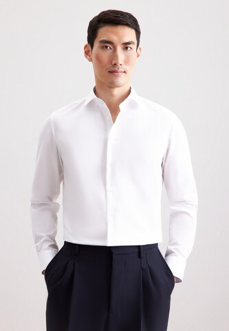Coupe regular Chemise business SEIDENSTICKER en blanc : devant