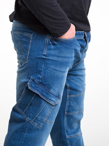 Mill&Tailor Regular Jeans ' 6 Pocket Cargo Style ' in Blue