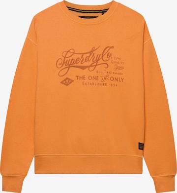 Sweat-shirt Superdry & Co en orange : devant