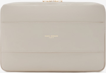 Isabel Bernard Laptop Bag in Beige: front