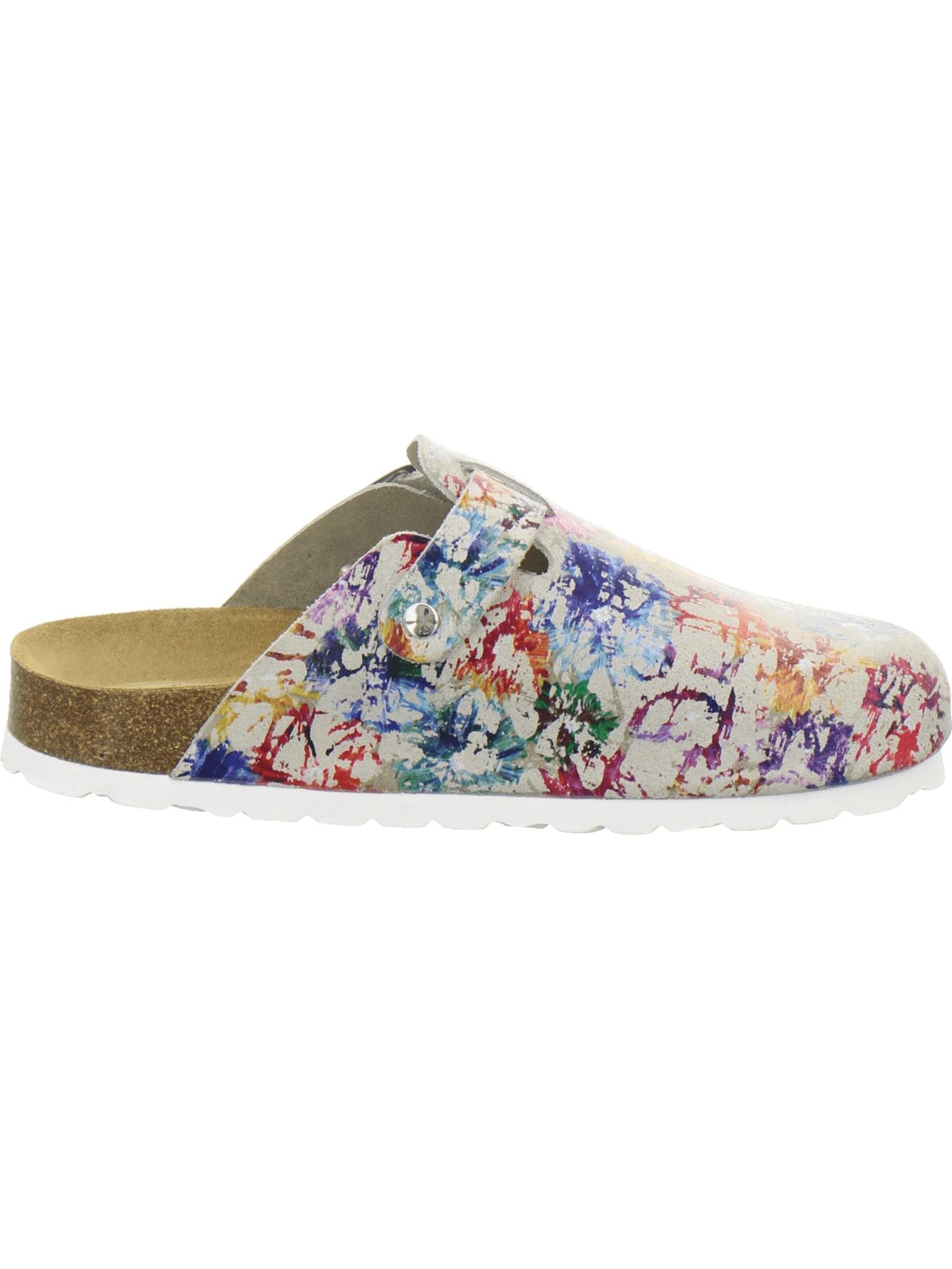 Sabots 'Clogs Damen paint Veloursleder' AFS-Schuhe en mélange de couleurs