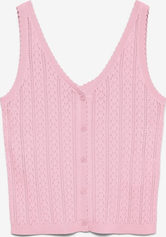VERO MODA Strickweste 'VMLux' in Pink: Vorderseite