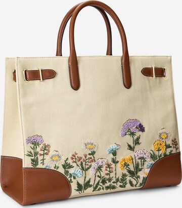 Borsa a mano 'DEVYN' di Lauren Ralph Lauren in beige