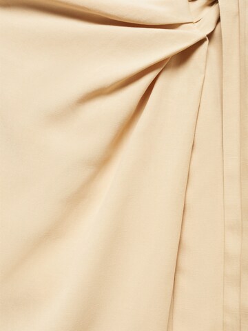 MANGO Loosefit Broek in Beige