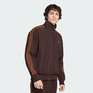 ADIDAS ORIGINALS Mikina 'Firebird' – hnědá: přední strana