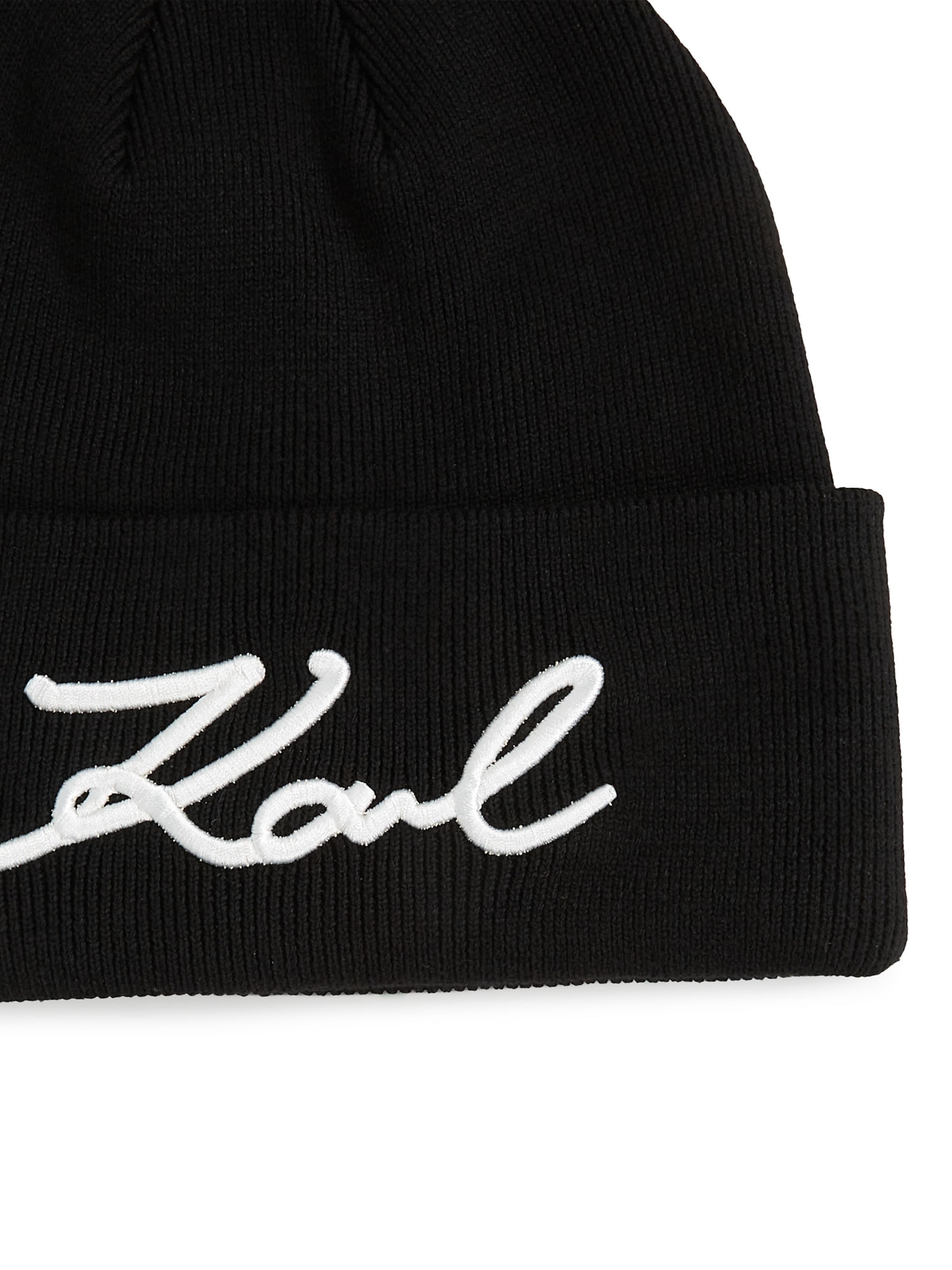 Bonnet Karl Lagerfeld en noir