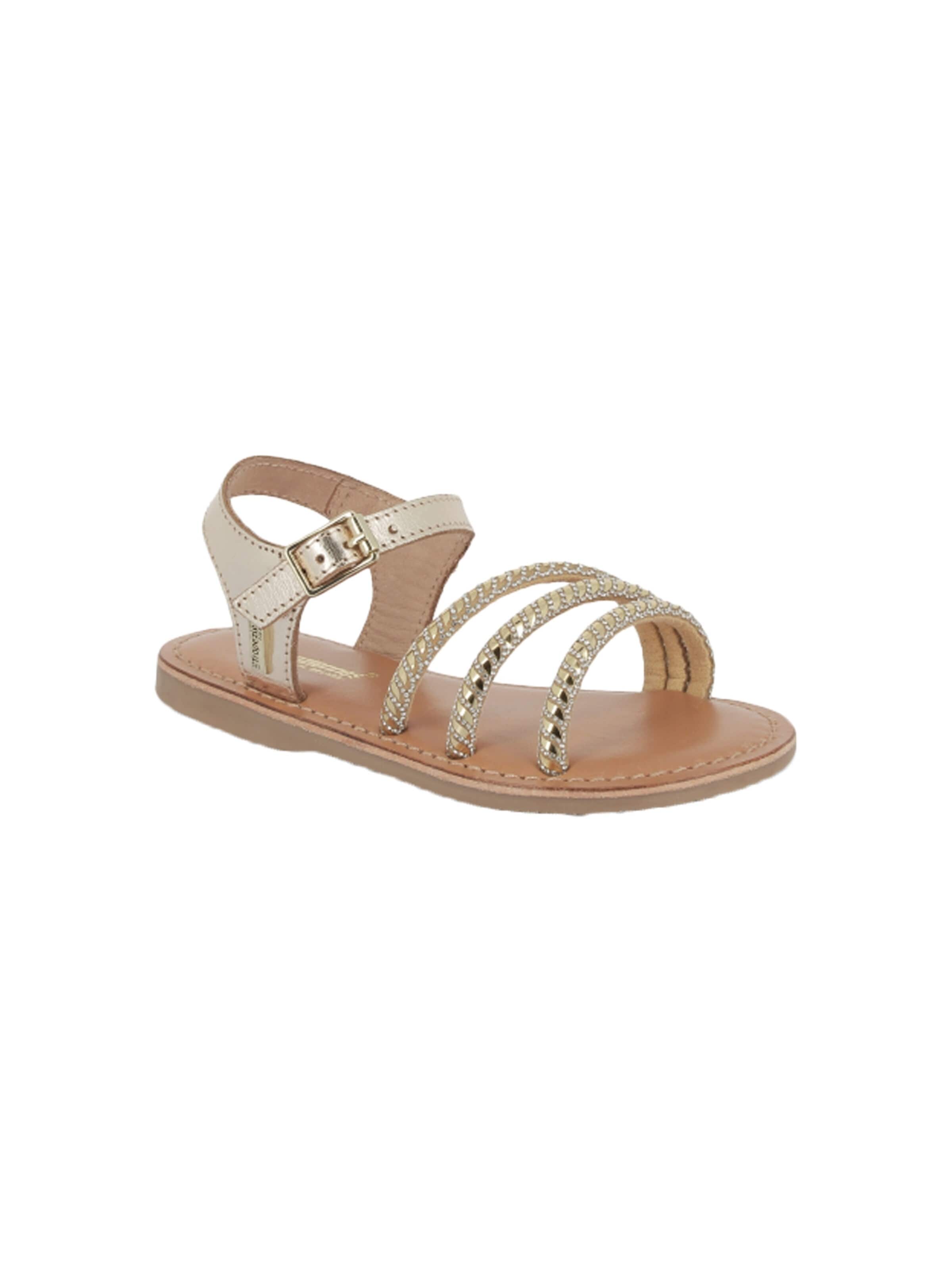 Sandales 'Ledersandalen für Kinder von Belarbi Bibigirl' Les Tropéziennes en or