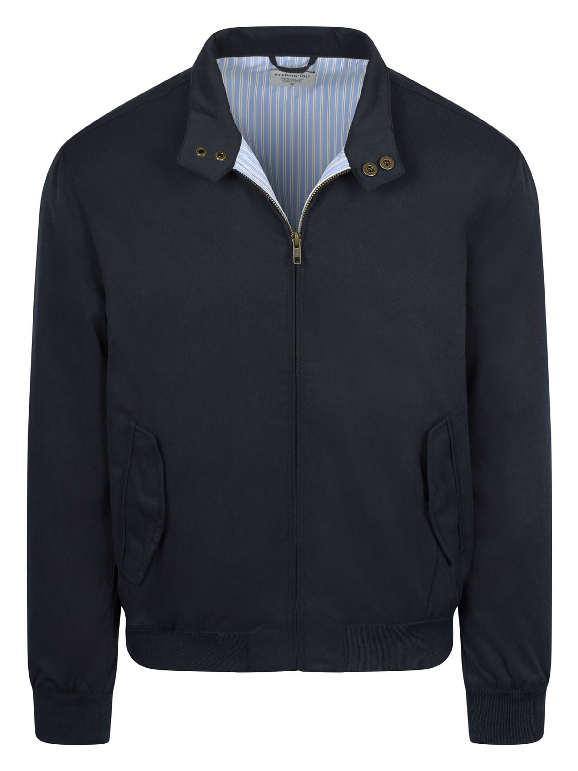Steppin' out Tussenjas in Blauw: voorkant