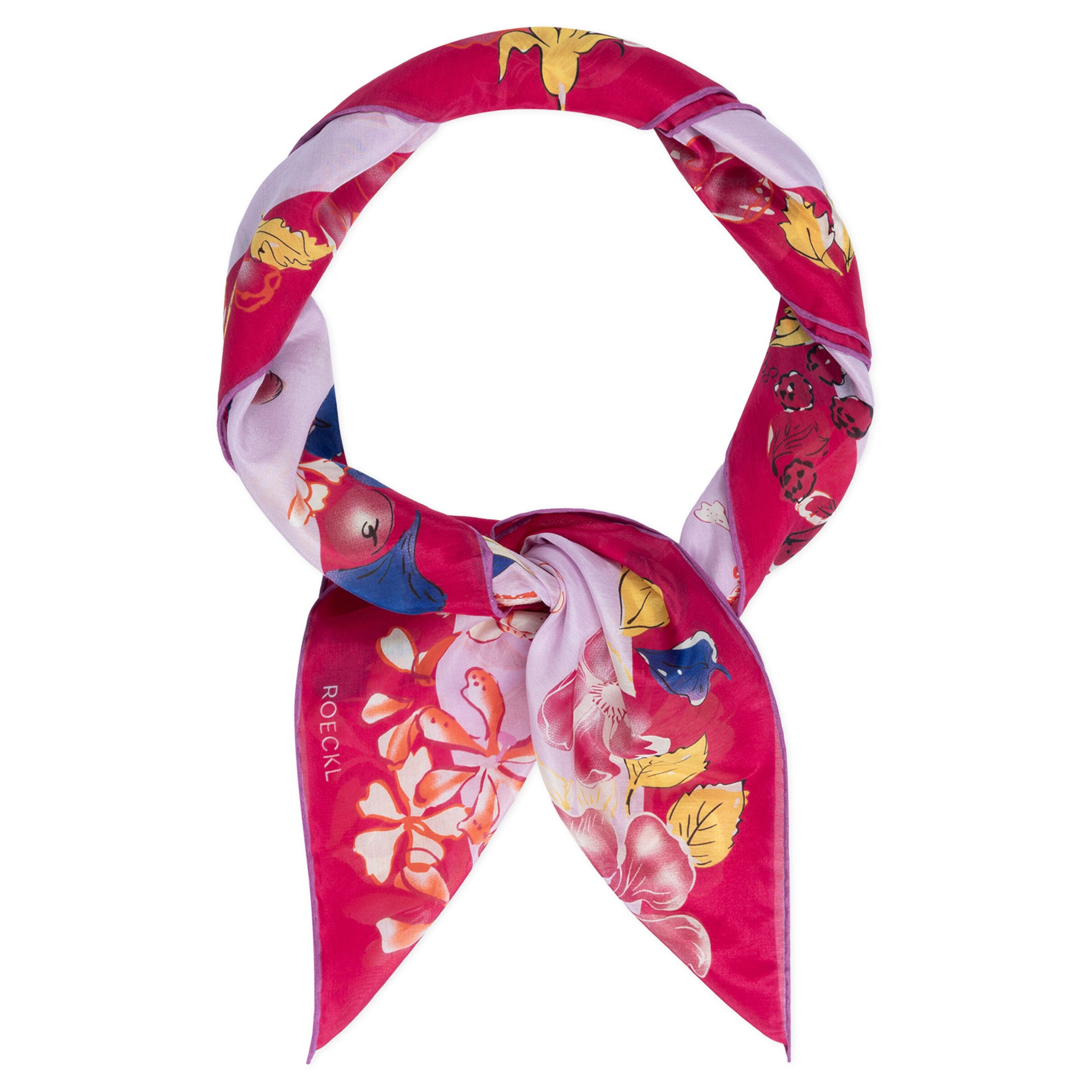 Foulard ' BLOOMING ATLAS ' di Roeckl in lilla