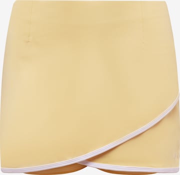 Born Living Yoga Sports skirt 'Smash' in Yellow: front