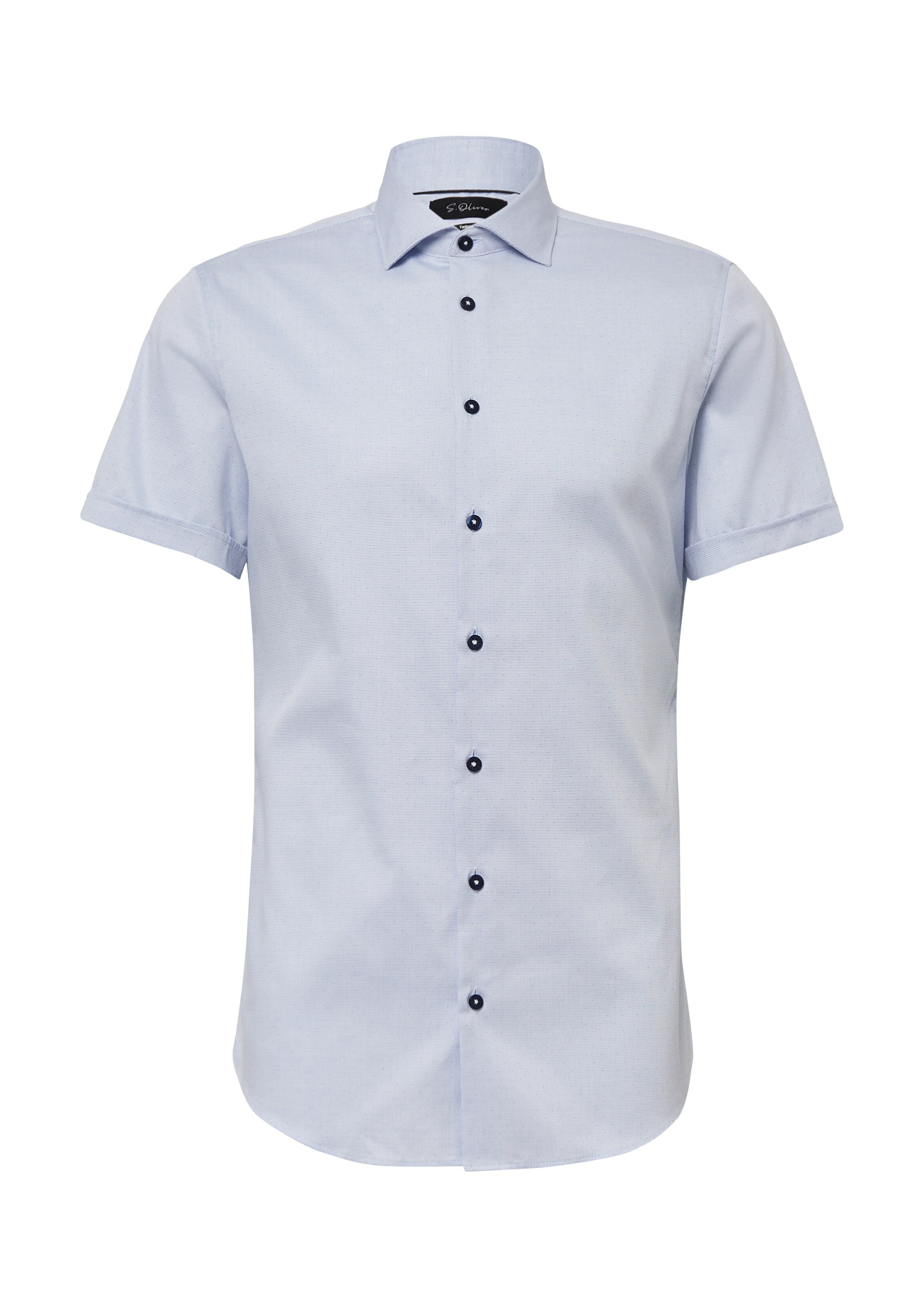 s.Oliver BLACK LABEL Slim Fit Hemd in Blau: Vorderseite