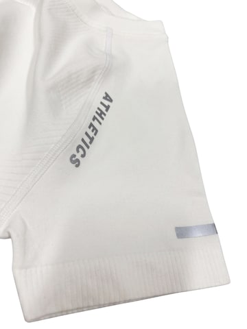 T-shirt fonctionnel 'Wulibike Damen Fitness-Shirt Seamless Yoga Trainings-Oberteil' WULIBIKE en blanc