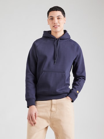 Carhartt WIP Sweatshirt 'Chase' in Blau: Vorderseite