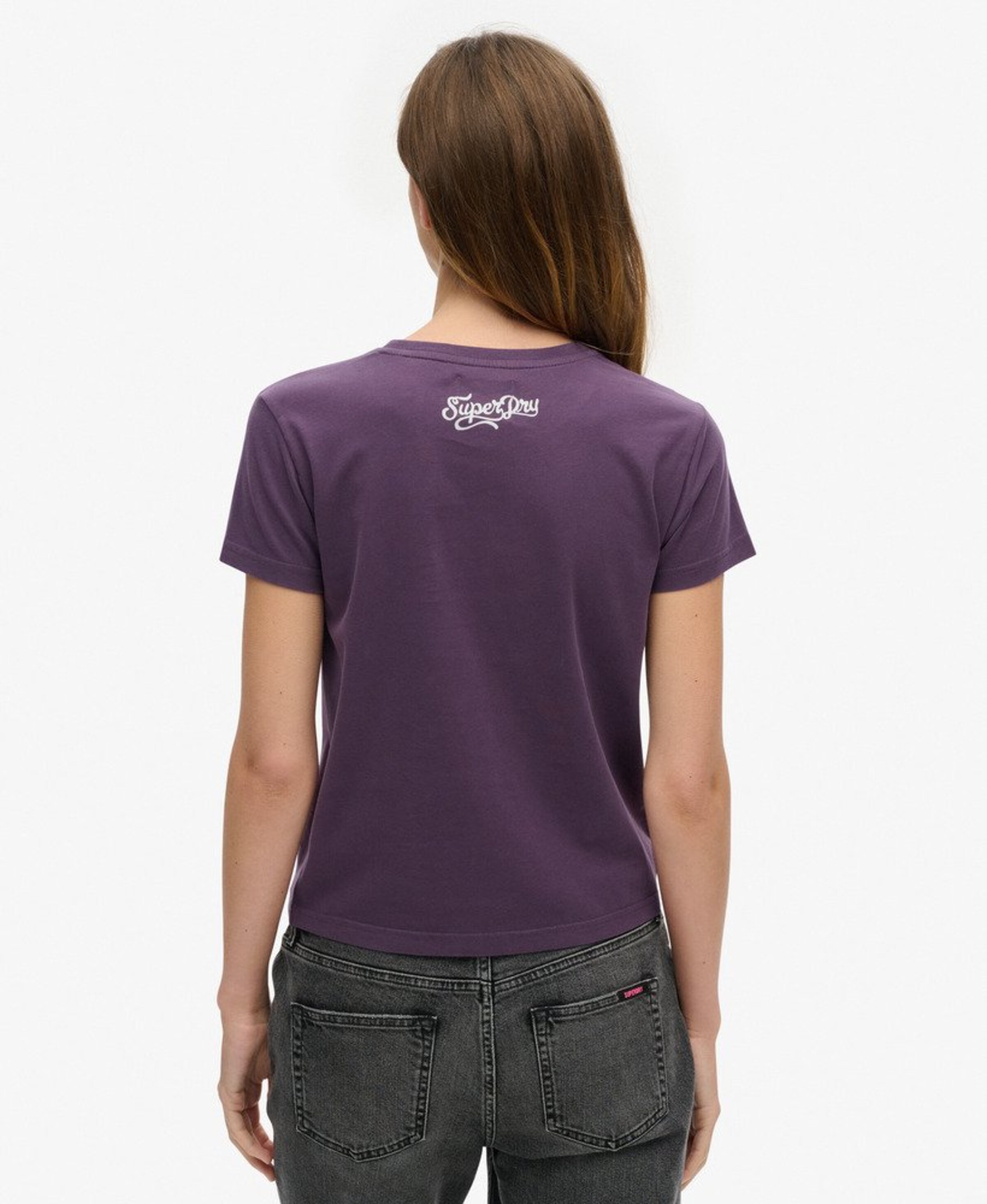 T-shirt Superdry & Co en violet