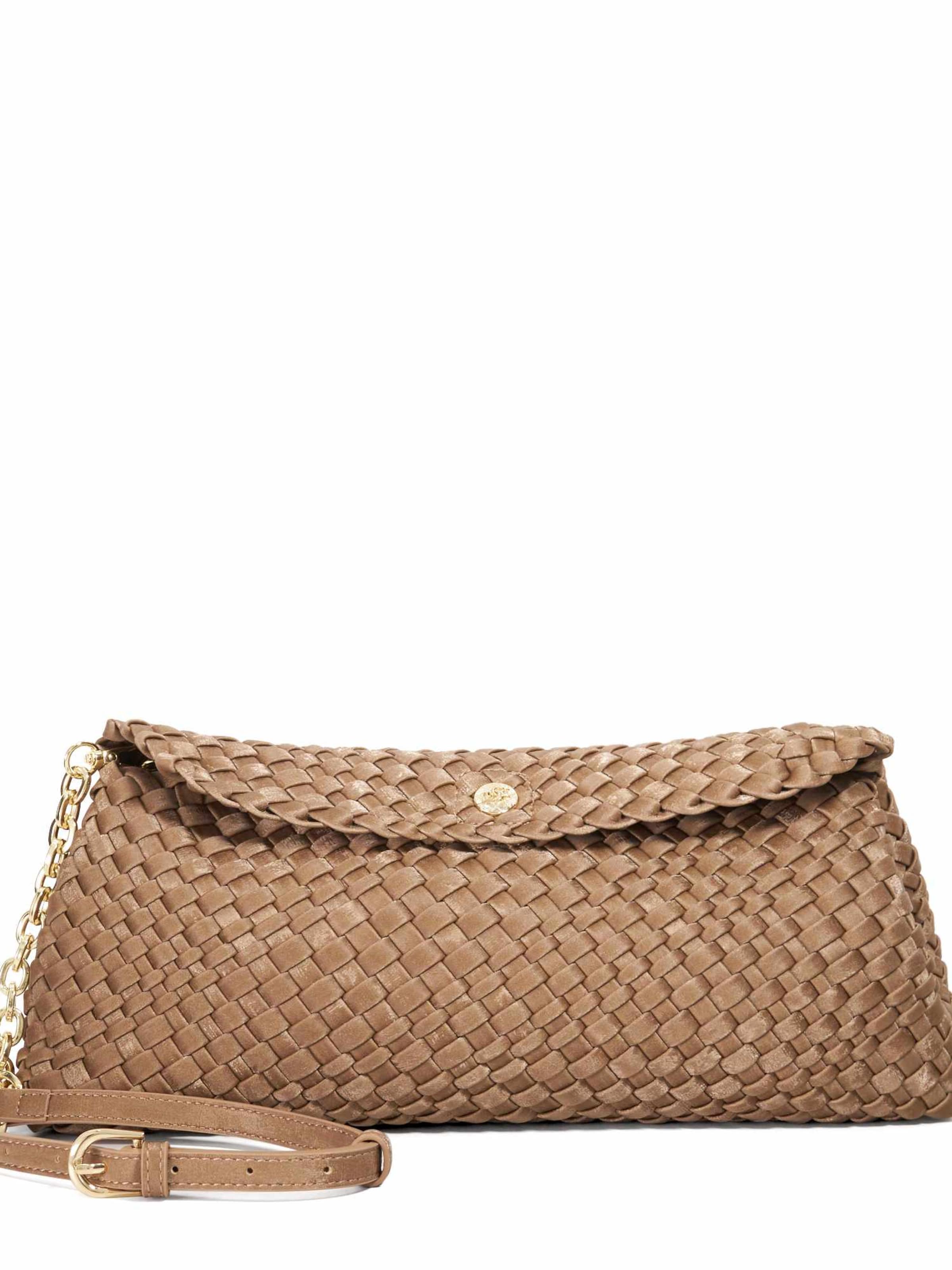 Dune LONDON Clutch in Bruin: voorkant