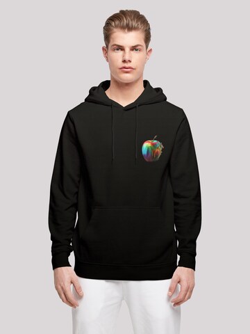 F4NT4STIC Sweatshirt 'Colorfood' in Zwart: voorkant