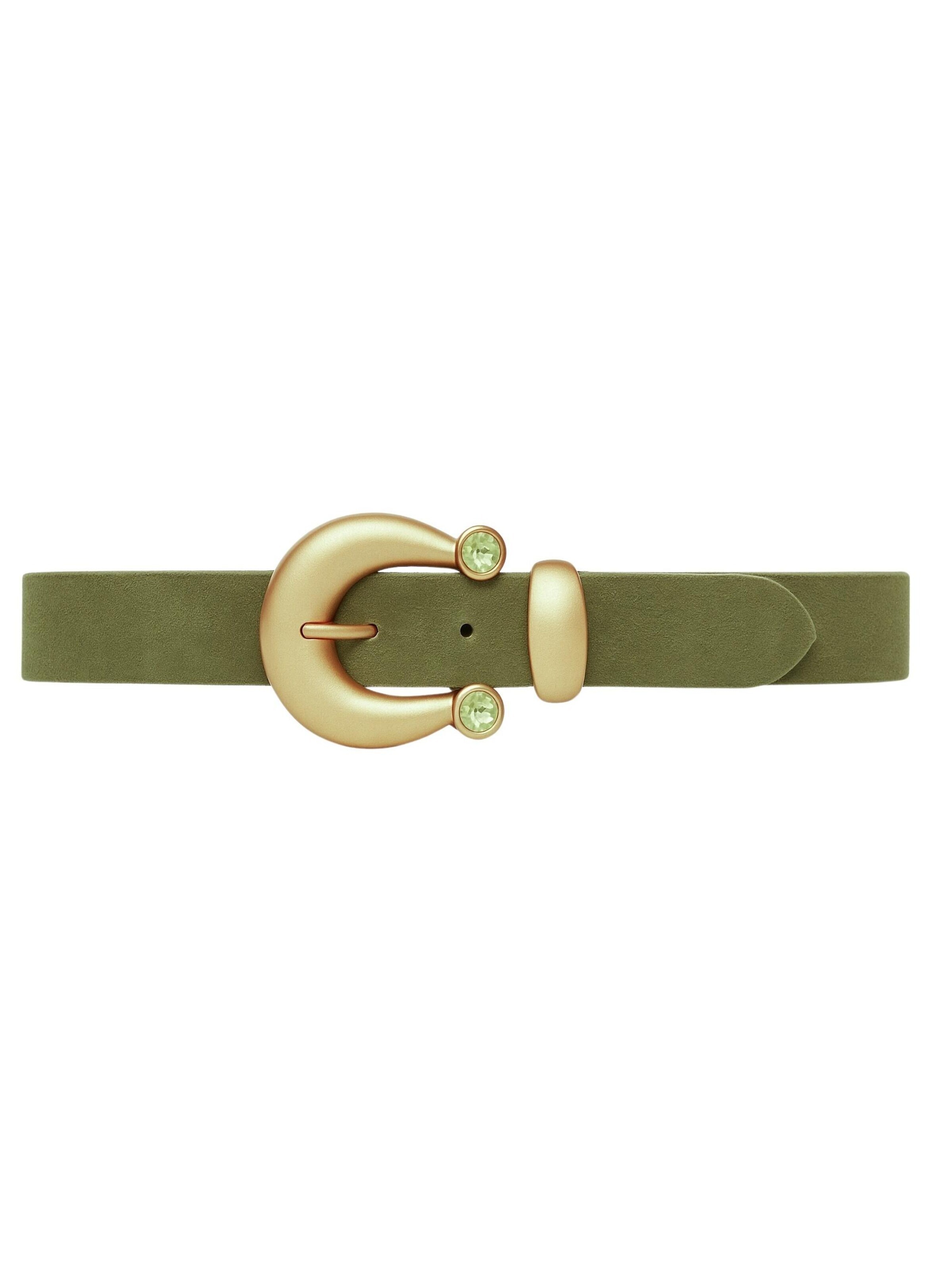 COLLEZIONE ALESSANDRO Belt 'Persia Glam' in Green: front