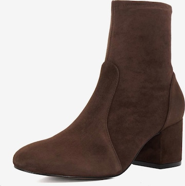 Bottines Dune LONDON en marron : devant