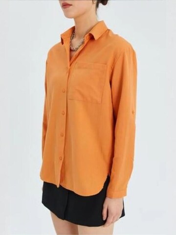 MixRay Blouse 'Hemden' in Orange
