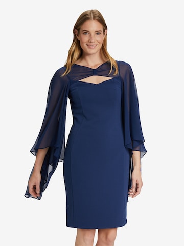 Vera Mont שמלות קוקטייל בכחול: מלפנים
