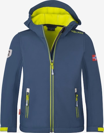 TROLLKIDS Outdoor jacket in Blue: front