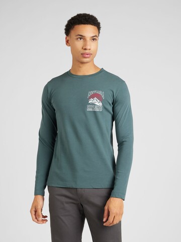 Key Largo Sweatshirt 'NEVADA ADVENTURE' in Grün: predná strana