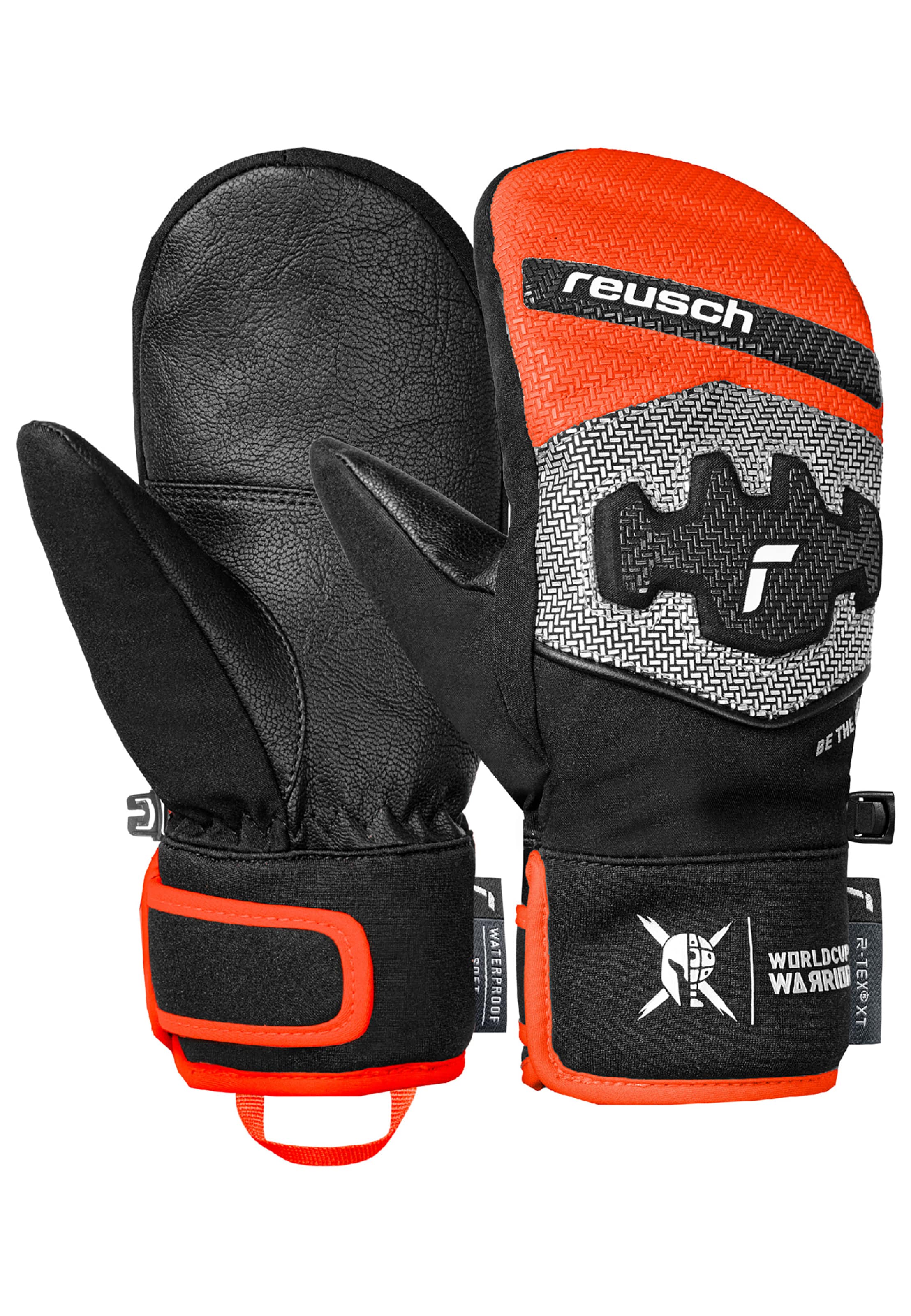 REUSCH Sporthandschuhe 'Worldcup Warrior Prime' in Schwarz: Vorderseite