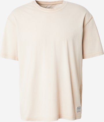 GUESS - Camiseta en marrón: frente