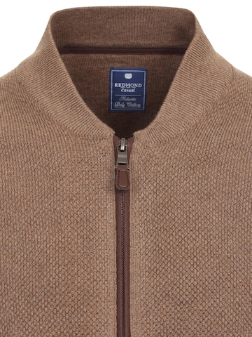 redmond Knit cardigan 'Basic' in Brown