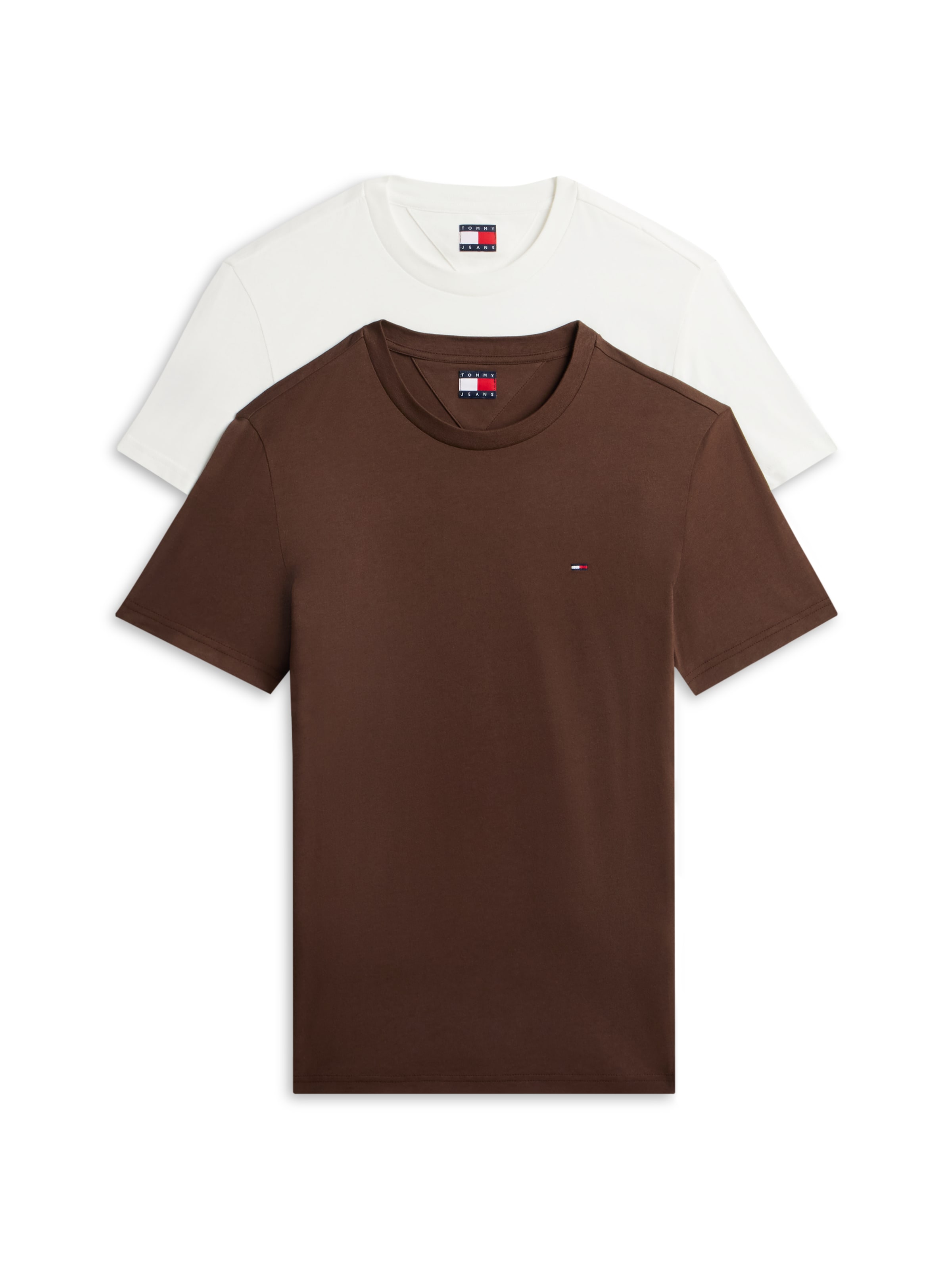 Tommy Jeans Póló - barna: elől
