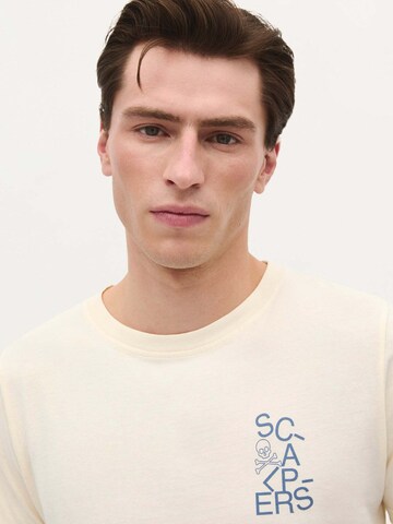 Scalpers Shirt 'Sound' in Beige