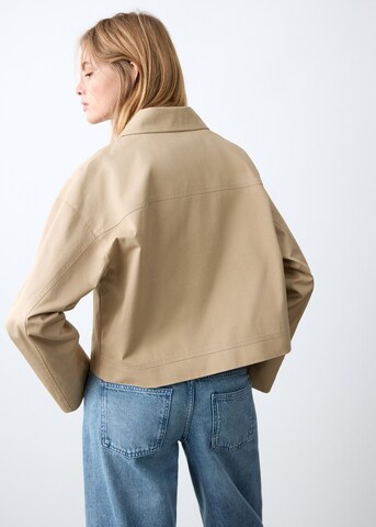 MANGO TEEN Jacke in Beige