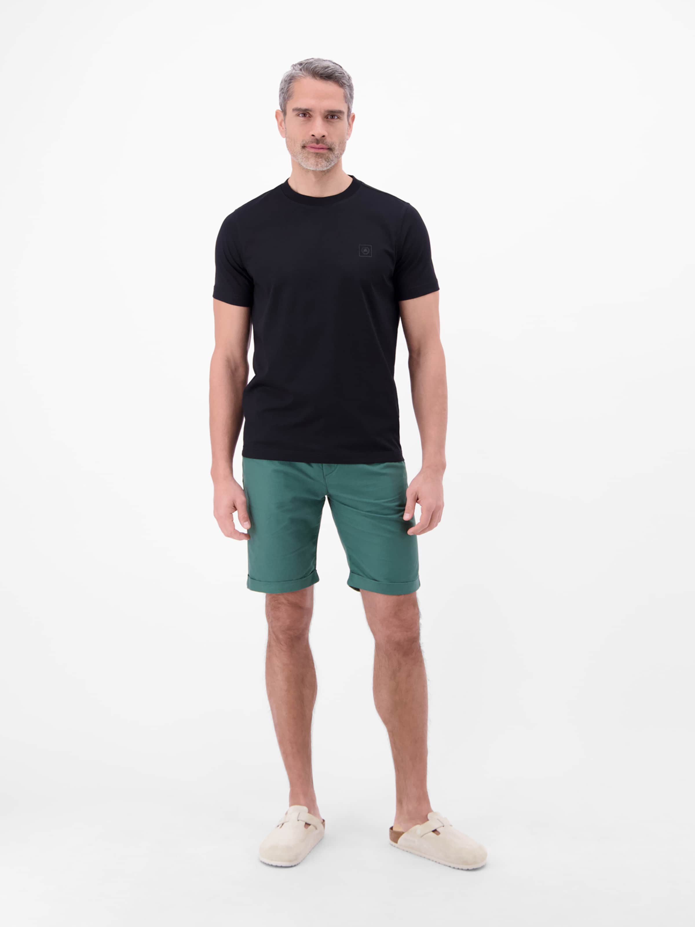 LERROS Regular Broek in Groen: voorkant