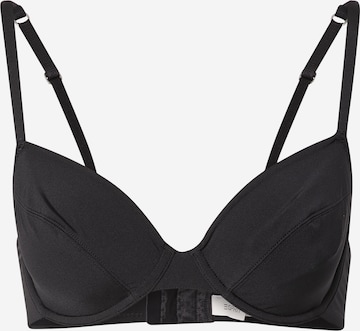 ESPRIT T-shirt Bra 'Shiny' in Black: front