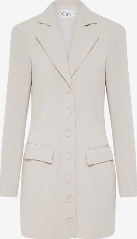 Calli Jurk 'Vicky' in Beige: voorkant