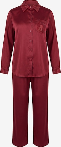 faina - Calças de fato em vermelho: frente