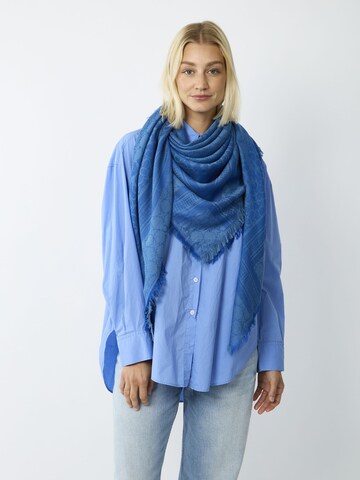 Foulard CODELLO en bleu : devant