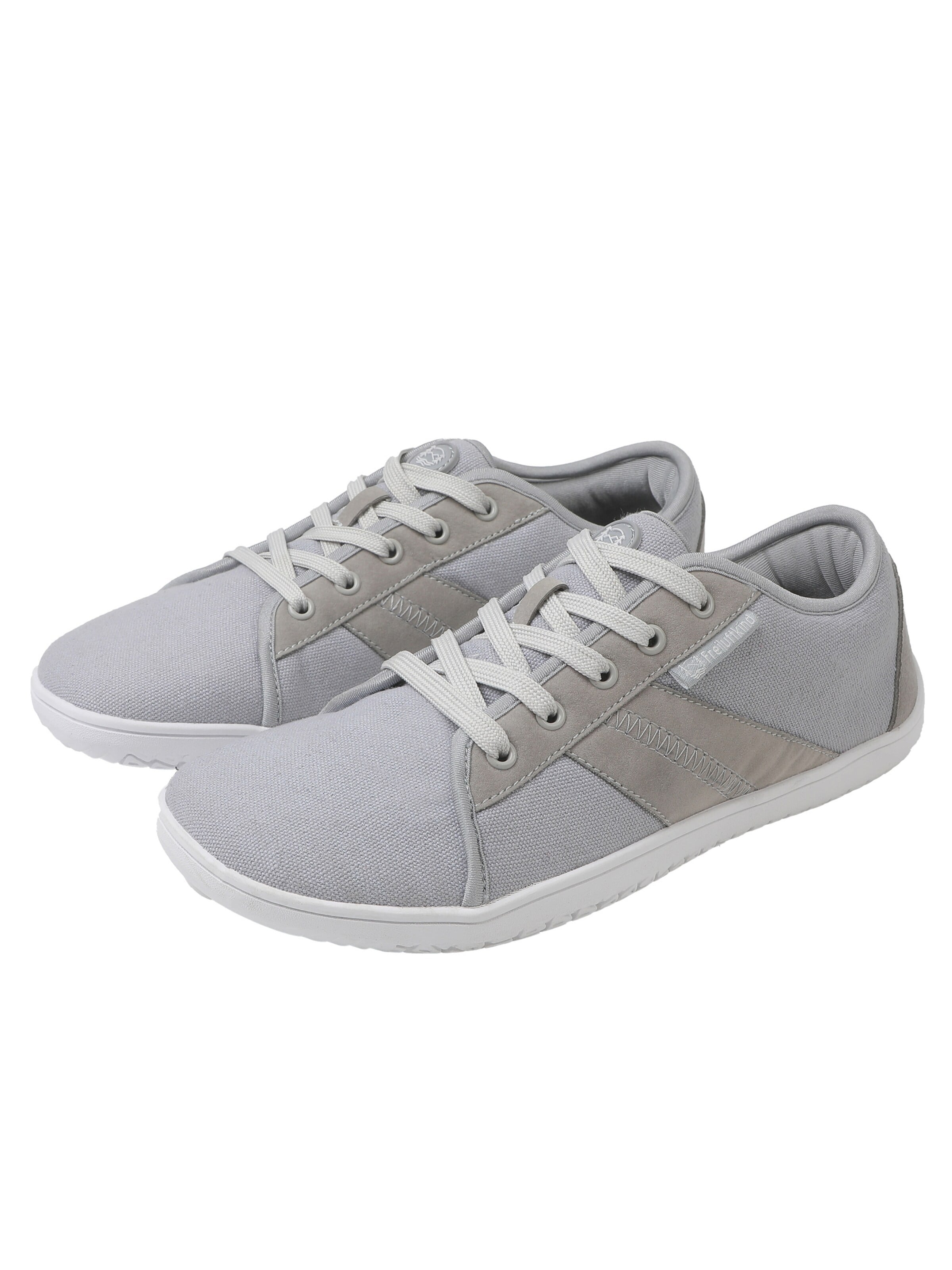 Freiluftkind Sportlicher Schnürschuh 'Baker'‌ in Grau: Vorderseite